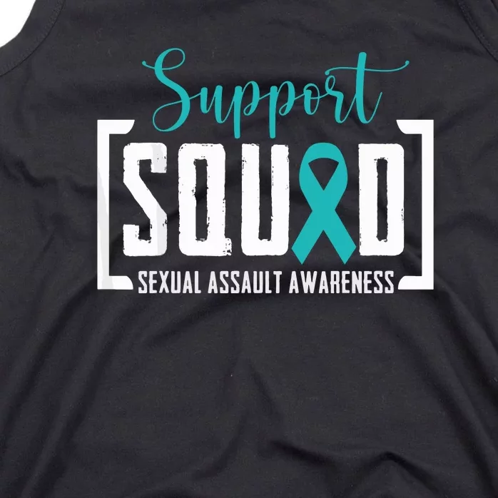 Support Squad Sexual Assault Awareness Month Support Victim Tank Top