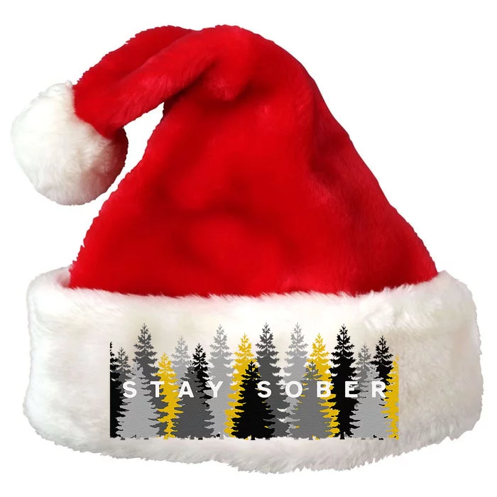 Stay Sober Stay Sober Recovery Sobriety Aa Stay Sober Premium Christmas Santa Hat