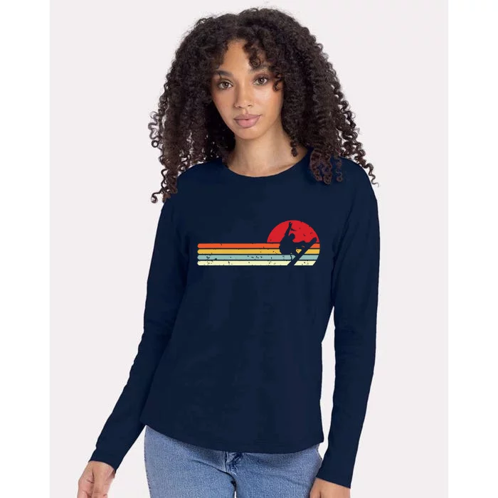 Sunset Snowboarder Snow Boarding Snowboarders Womens Cotton Relaxed Long Sleeve T-Shirt