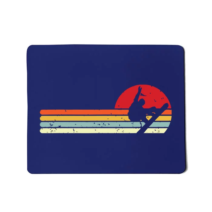 Sunset Snowboarder Snow Boarding Snowboarders Mousepad