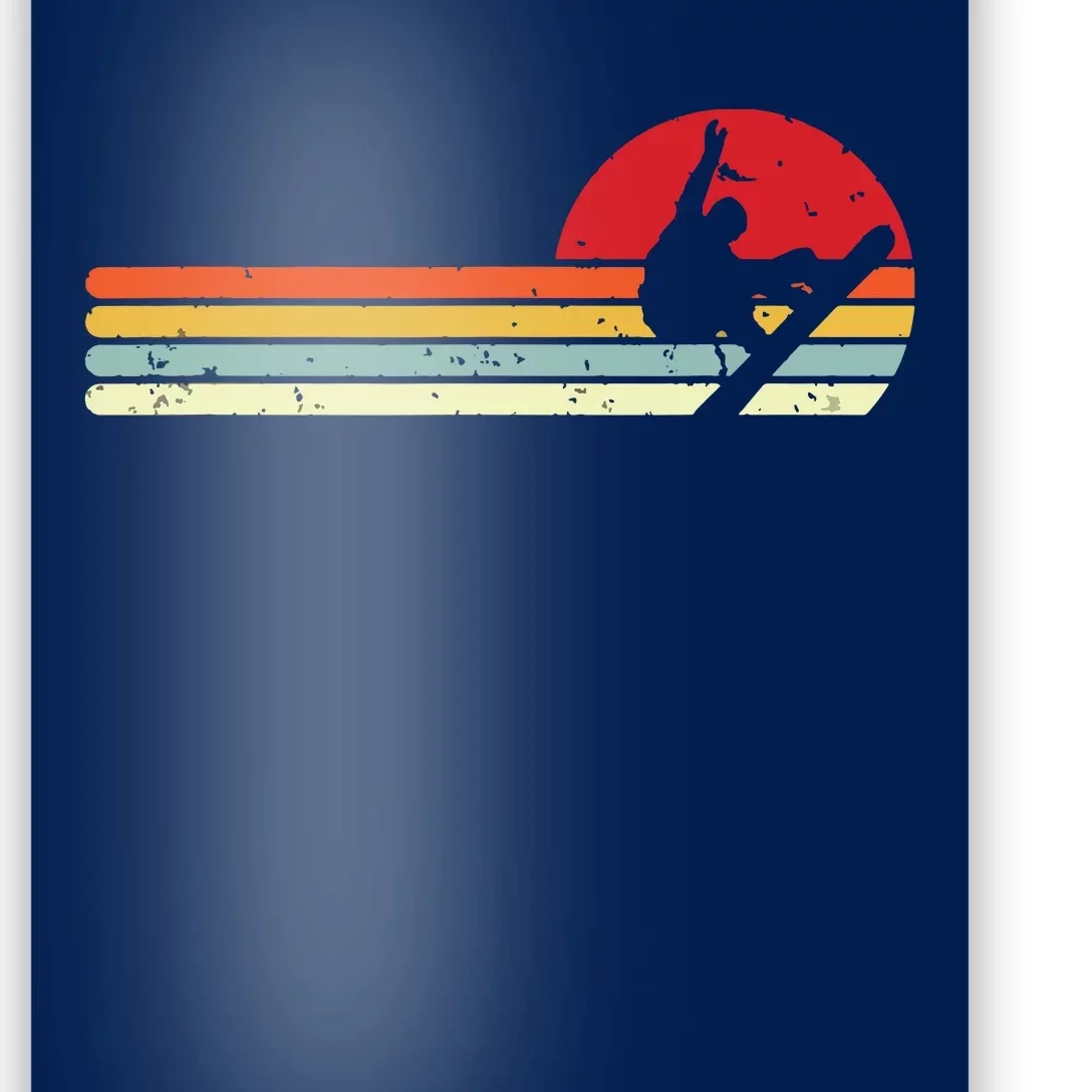 Sunset Snowboarder Snow Boarding Snowboarders Poster