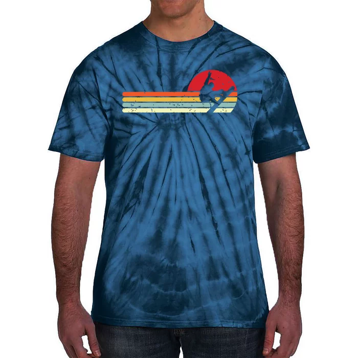 Sunset Snowboarder Snow Boarding Snowboarders Tie-Dye T-Shirt