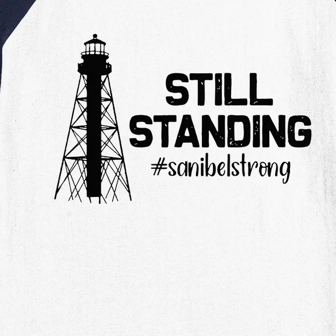 Still Standing Sanibel Strong Florida Hurricane Relief Baseball Sleeve Shirt