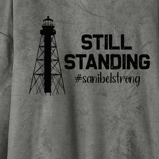 Still Standing Sanibel Strong Florida Hurricane Relief Hooded Wearable Blanket