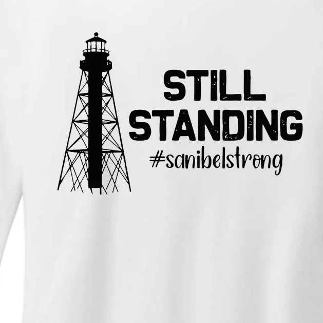 Still Standing Sanibel Strong Florida Hurricane Relief Womens CVC Long Sleeve Shirt