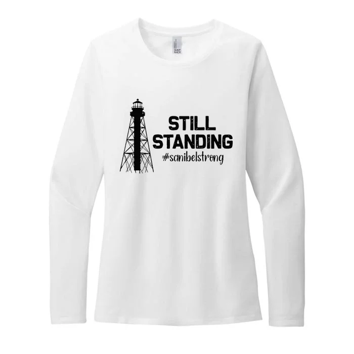 Still Standing Sanibel Strong Florida Hurricane Relief Womens CVC Long Sleeve Shirt