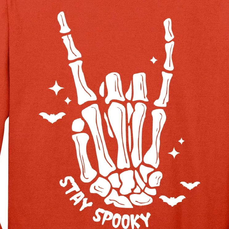 Stay Spooky Skeleton Hands Halloween Tall Long Sleeve T-Shirt