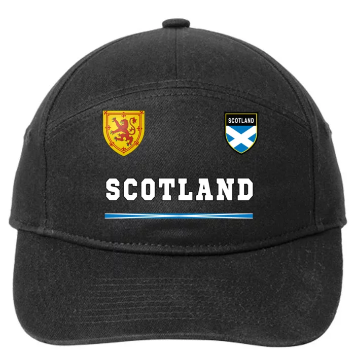 Scotland Sports Soccer Jersey Flag Football 7-Panel Snapback Hat