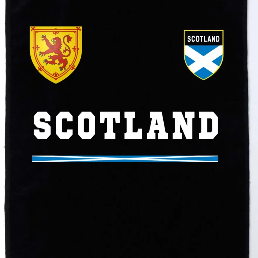 Scotland Sports Soccer Jersey Flag Football Platinum Collection Golf Towel