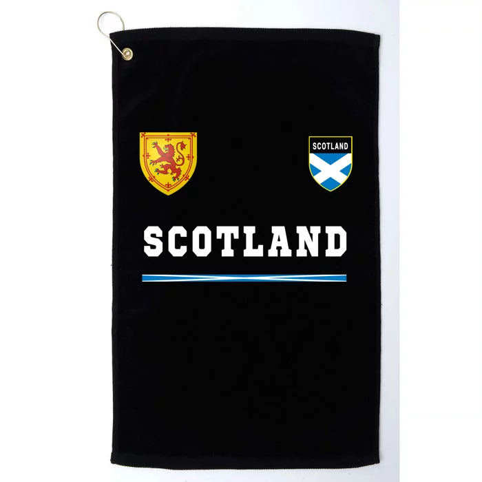 Scotland Sports Soccer Jersey Flag Football Platinum Collection Golf Towel