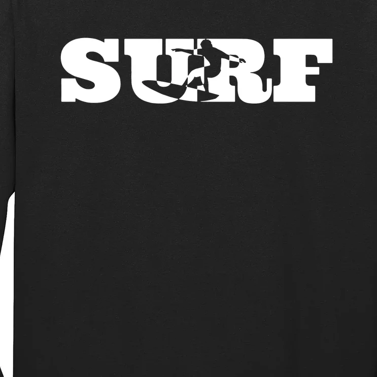 Surf Surfing Surfboard Beach Summer Long Sleeve Shirt