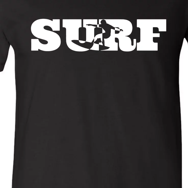 Surf Surfing Surfboard Beach Summer V-Neck T-Shirt