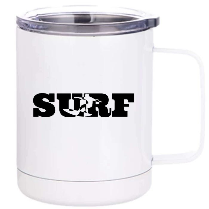 Surf Surfing Surfboard Beach Summer Front & Back 12oz Stainless Steel Tumbler Cup