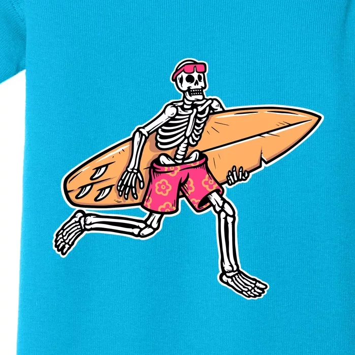 Skull Surfer Baby Bodysuit