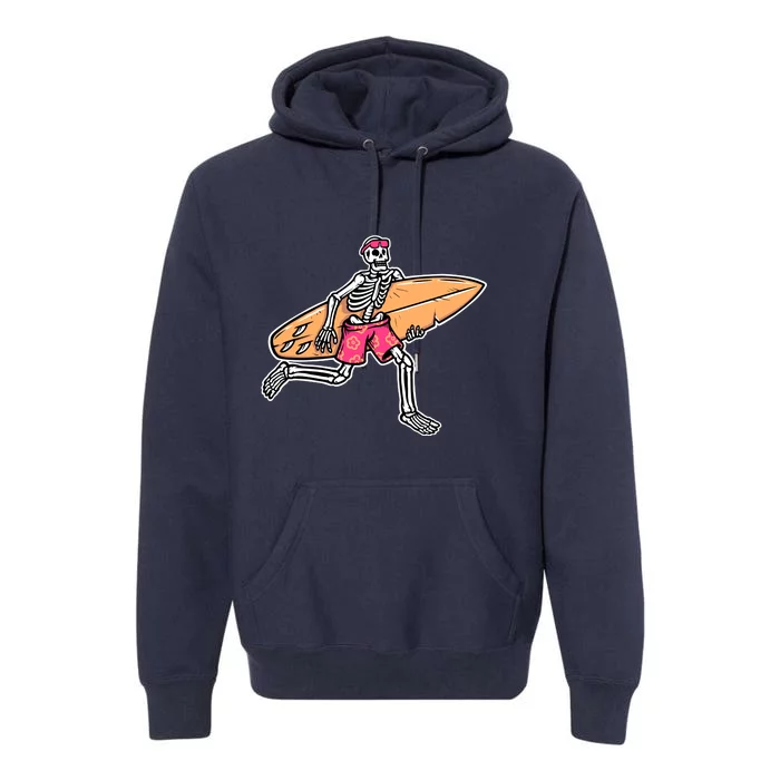 Skull Surfer Premium Hoodie