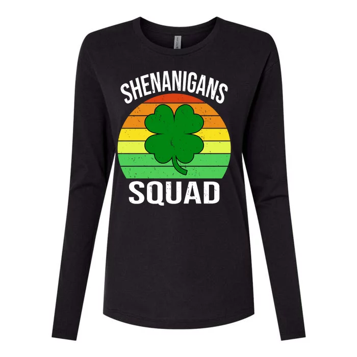 Shenanigans Squad Womens Cotton Relaxed Long Sleeve T-Shirt