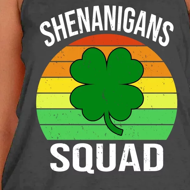 Shenanigans Squad Women's Knotted Racerback Tank