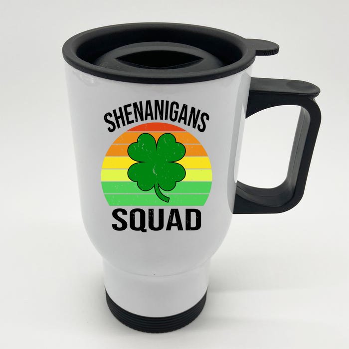 Shenanigans Squad Front & Back Stainless Steel Travel Mug