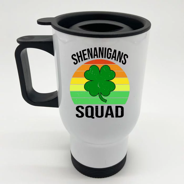 Shenanigans Squad Front & Back Stainless Steel Travel Mug