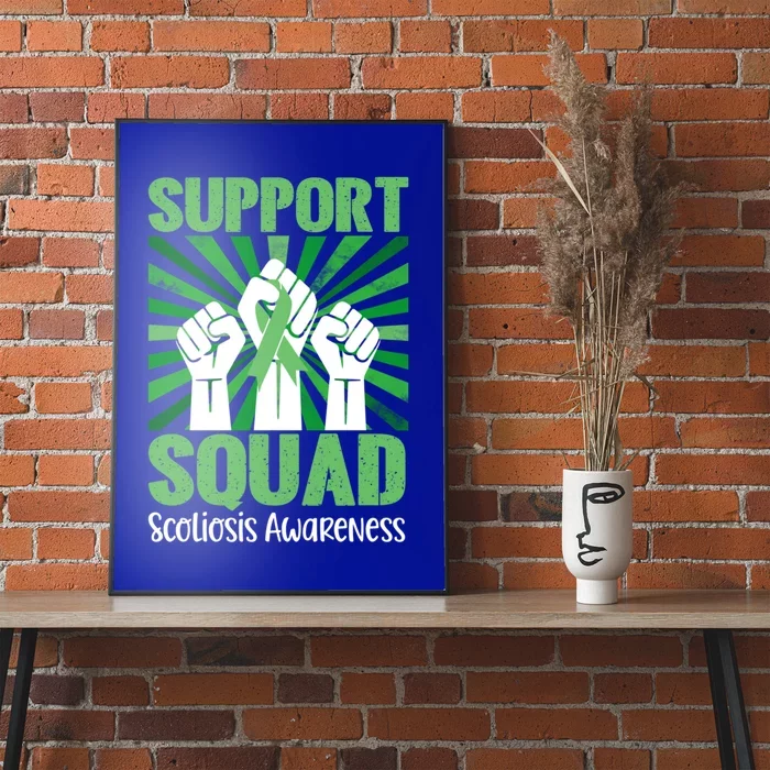 Scoliosis Support Squad Family Scoliosis Awareness Month Gift Poster