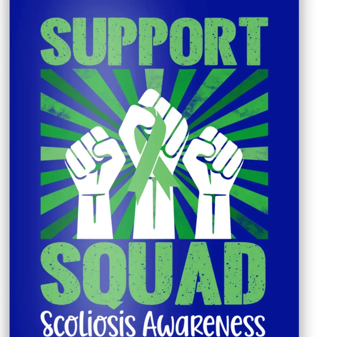 Scoliosis Support Squad Family Scoliosis Awareness Month Gift Poster