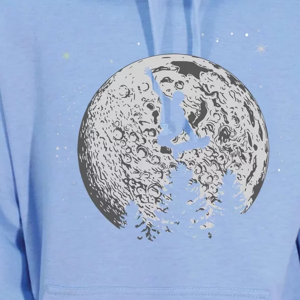 Skater Skateboarder Skateboard Moon Skateboarding Gift Unisex Surf Hoodie