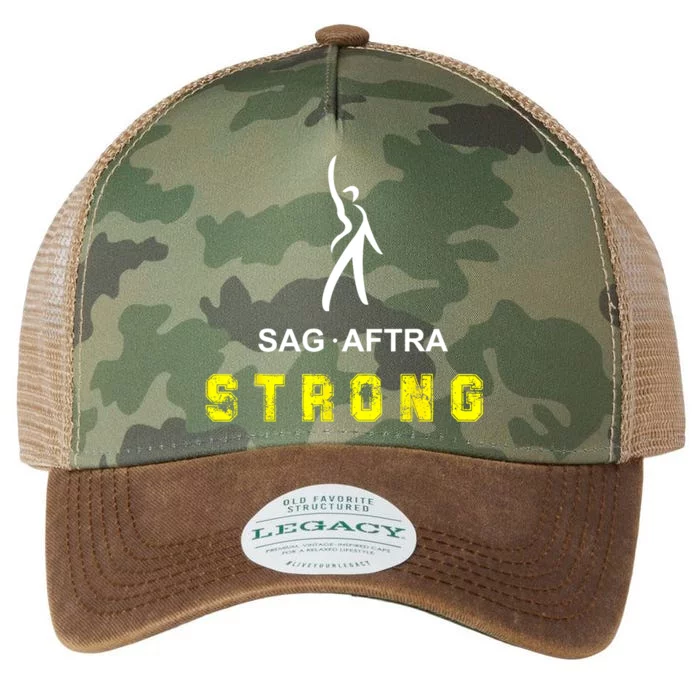 SAG_AFTRA Strong SAG_AFTRA Strong On Strike Legacy Tie Dye Trucker Hat