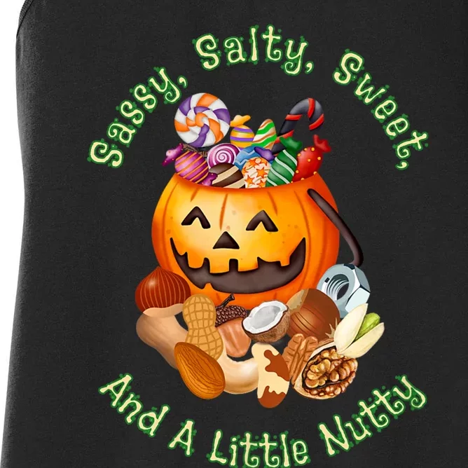 Sassy Salty Sweet And A Little Nutty Women's Racerback Tank