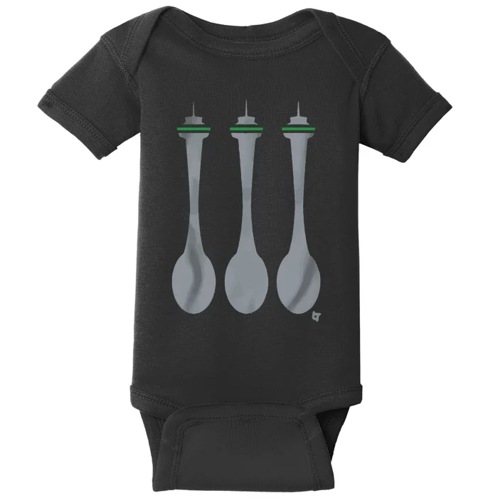 Seattle Spoon Baby Bodysuit