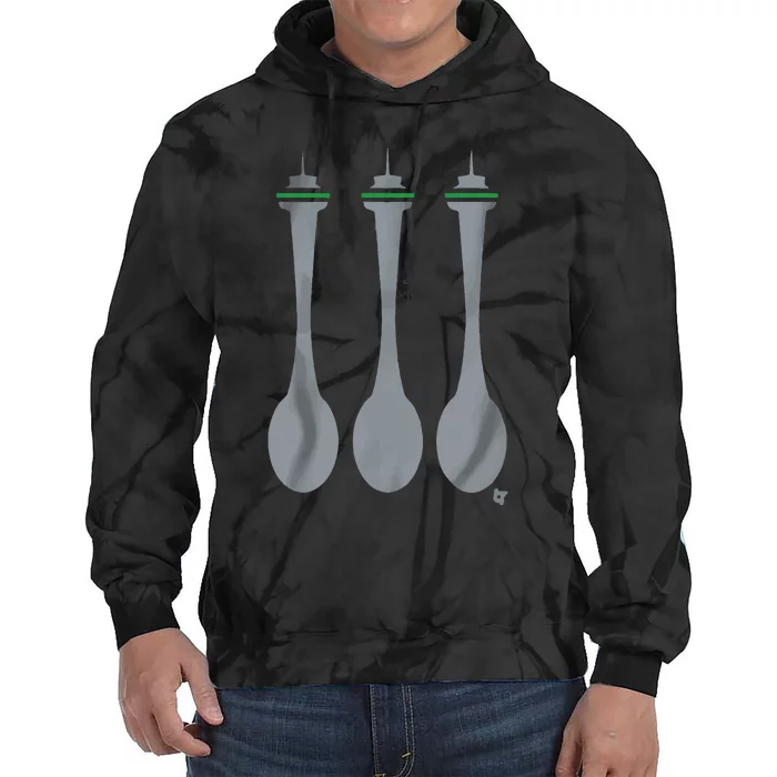 Seattle Spoon Tie Dye Hoodie