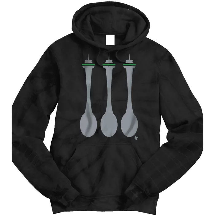 Seattle Spoon Tie Dye Hoodie