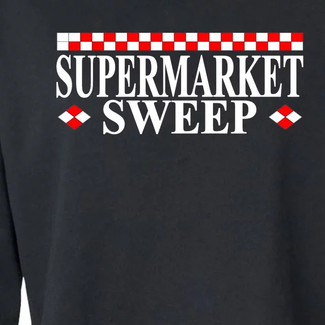 Supermarket Sweep Cropped Pullover Crew