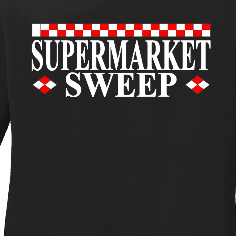 Supermarket Sweep Ladies Long Sleeve Shirt