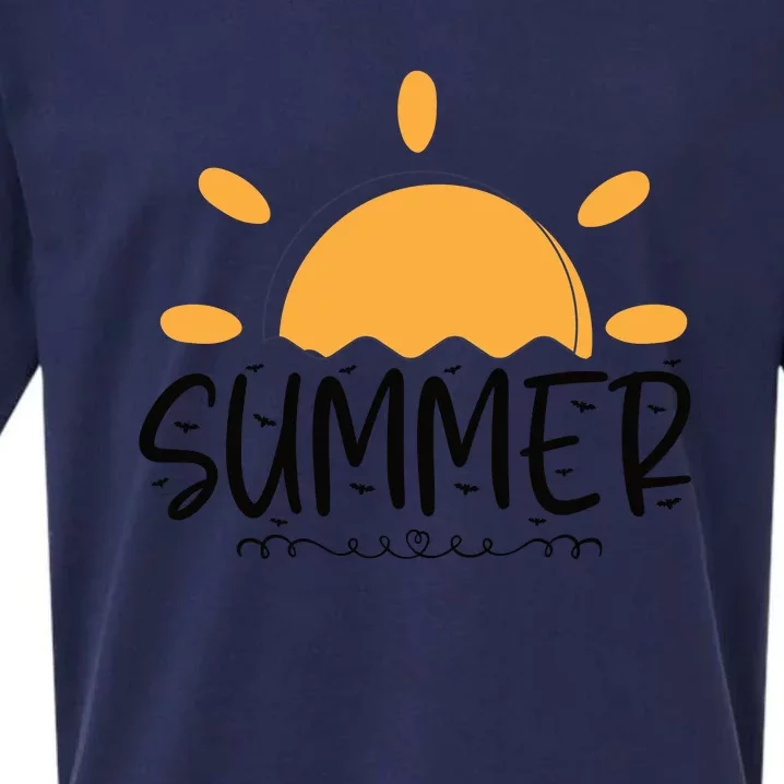 Summer Sun Sunshine Sunny Sunset Summer Time Sueded Cloud Jersey T-Shirt