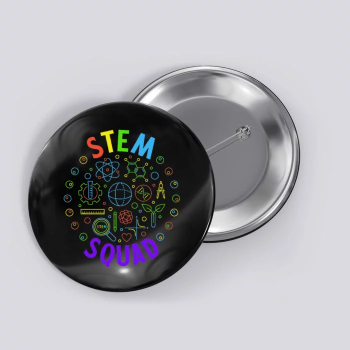 Stem Squad Science Technology Engineering And Math Button