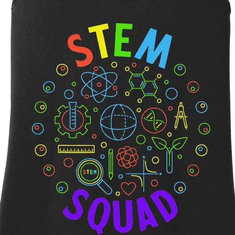 Stem Squad Science Technology Engineering And Math Ladies Essential Tank