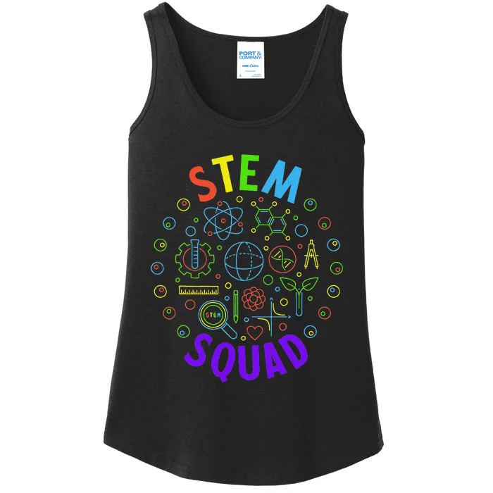 Stem Squad Science Technology Engineering And Math Ladies Essential Tank