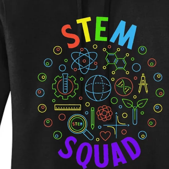 Stem Squad Science Technology Engineering And Math Women's Pullover Hoodie