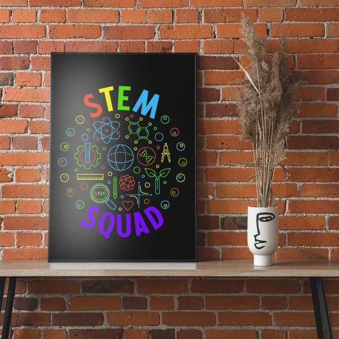 Stem Squad Science Technology Engineering And Math Poster