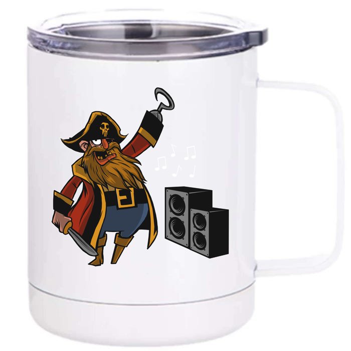 Sea Shanty Sea Shanties Pirate Loudspeaker Cute Gift Front & Back 12oz Stainless Steel Tumbler Cup