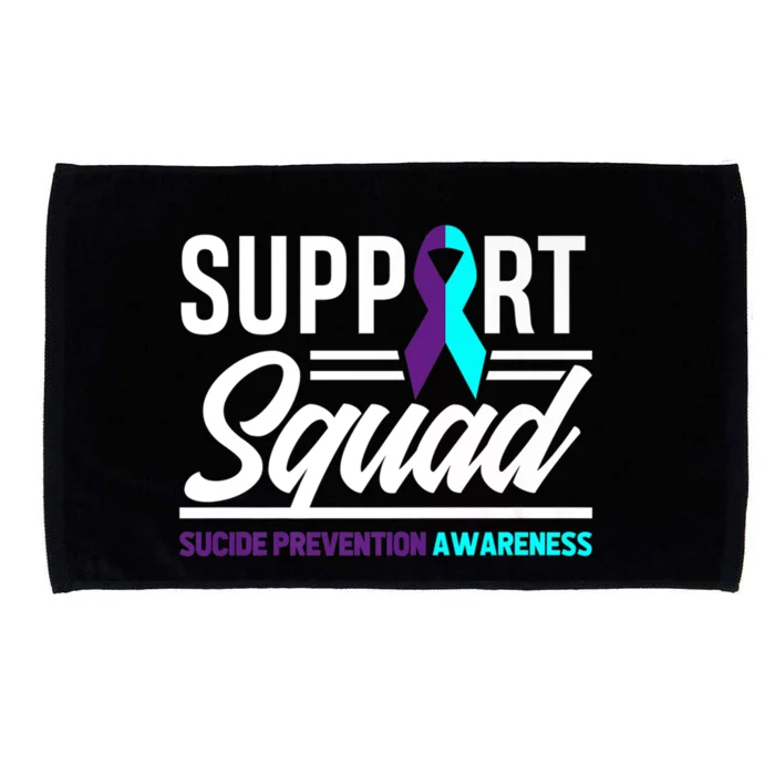 Support Squad Support Suicide Prevention Awareness Cool Gift Microfiber Hand Towel