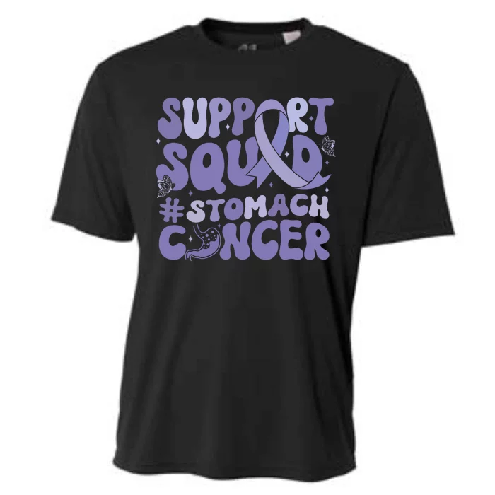 Support Squad Stomach Cancer Awareness Cooling Performance Crew T-Shirt