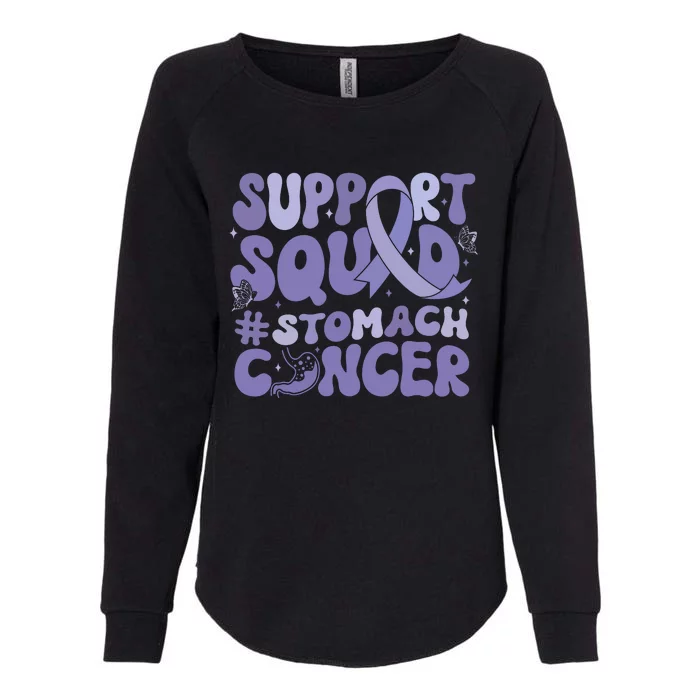 Support Squad Stomach Cancer Awareness Womens California Wash Sweatshirt