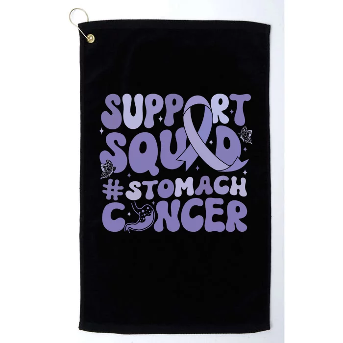 Support Squad Stomach Cancer Awareness Platinum Collection Golf Towel