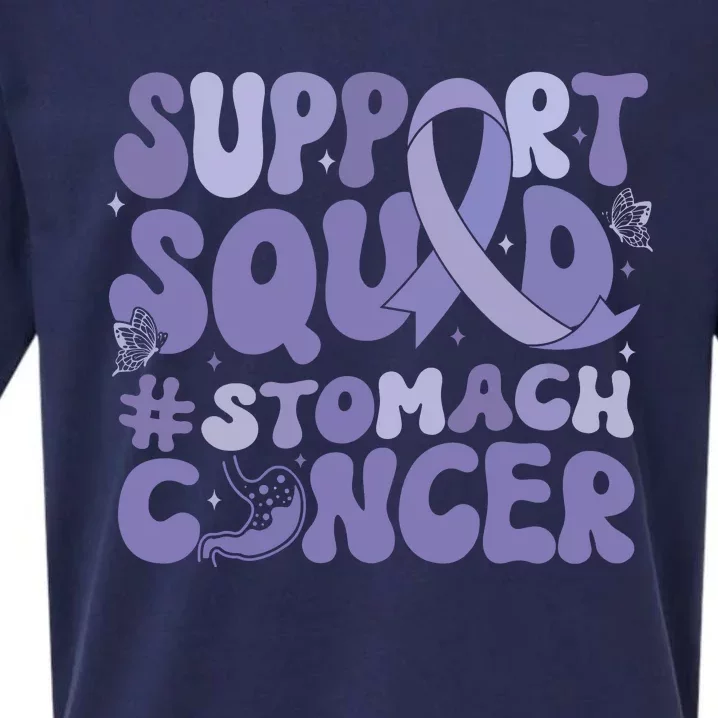 Support Squad Stomach Cancer Awareness Sueded Cloud Jersey T-Shirt