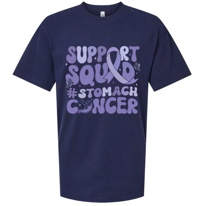 Support Squad Stomach Cancer Awareness Sueded Cloud Jersey T-Shirt