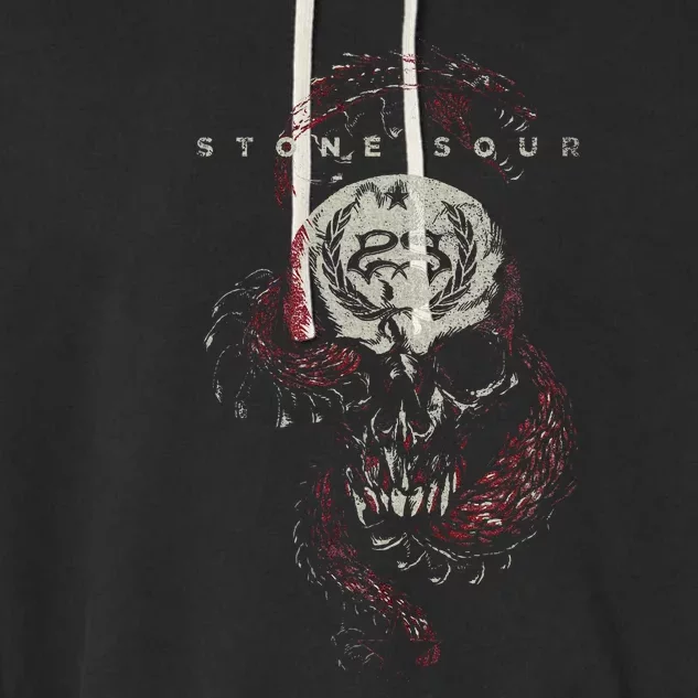 Stone Sour Snake Skull Garment-Dyed Fleece Hoodie