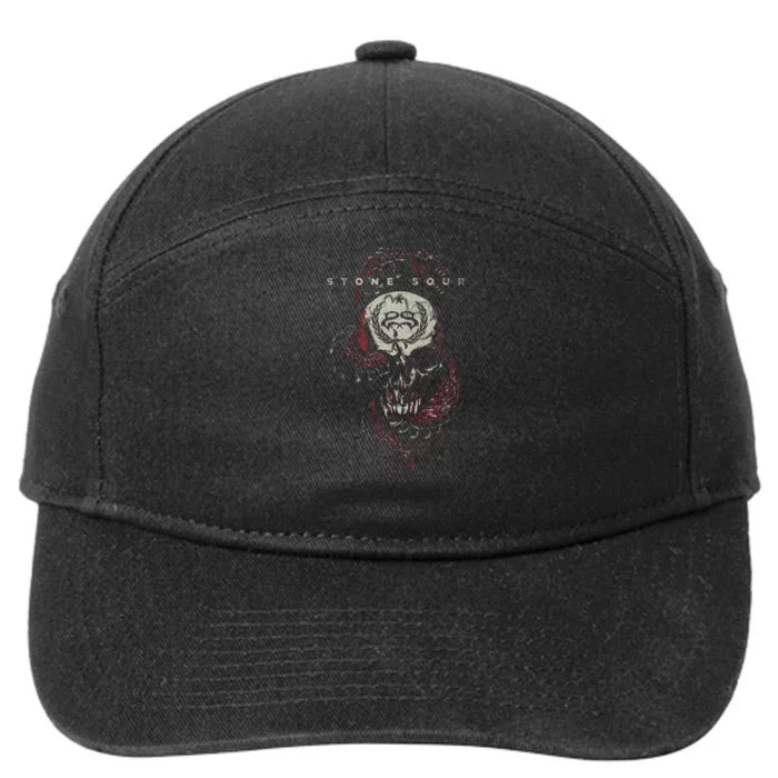 Stone Sour Snake Skull 7-Panel Snapback Hat