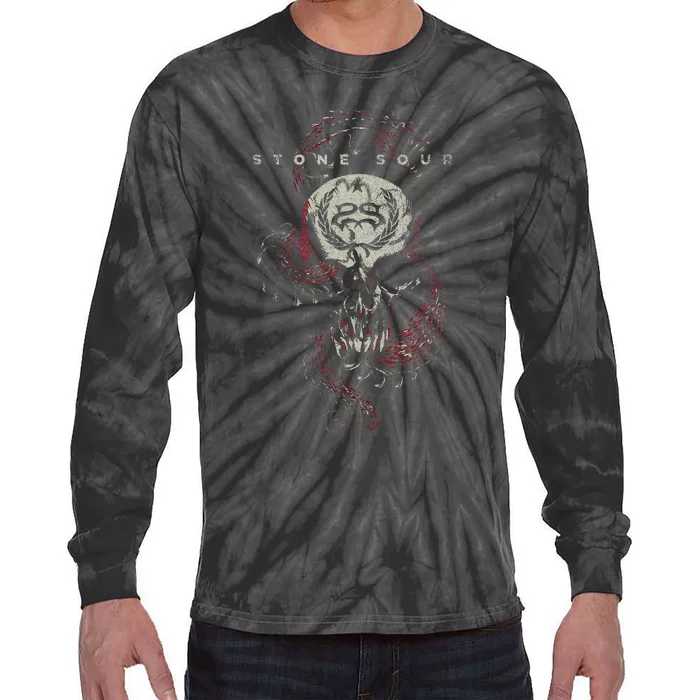 Stone Sour Snake Skull Tie-Dye Long Sleeve Shirt