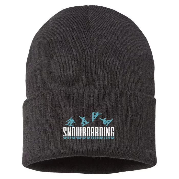 Snowboarding Snowboard Snowboarders slopes snowboarding Sustainable Knit Beanie